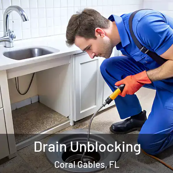  Drain Unblocking Coral Gables, FL
