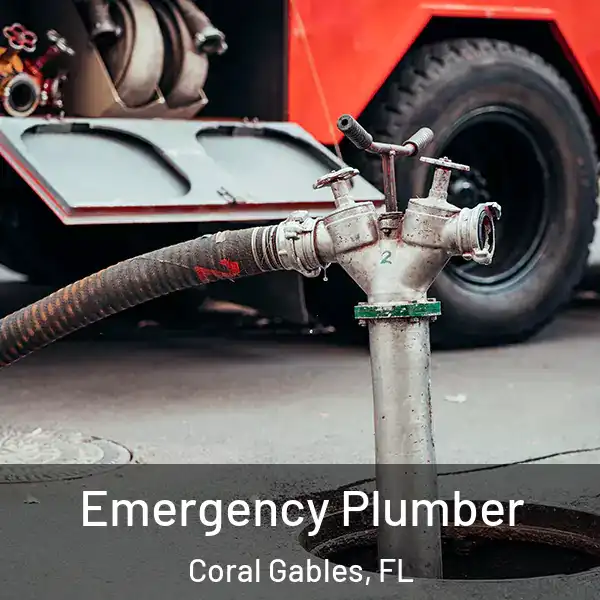  Emergency Plumber Coral Gables, FL