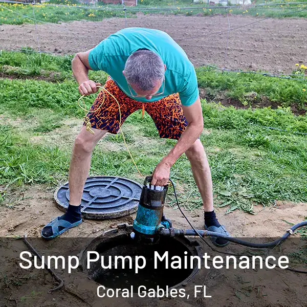  Sump Pump Maintenance Coral Gables, FL