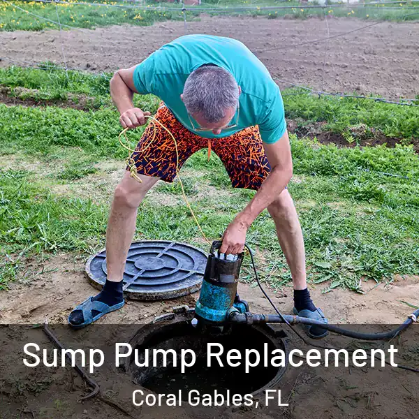  Sump Pump Replacement Coral Gables, FL