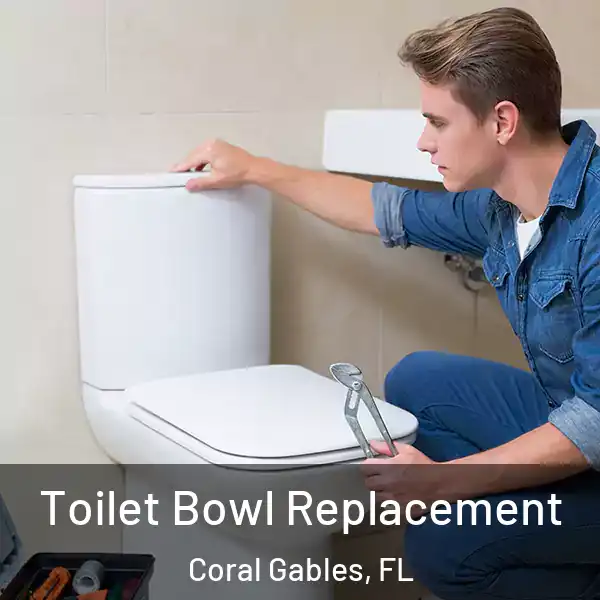  Toilet Bowl Replacement Coral Gables, FL